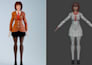 create stylized anime 3d characters for games in blender
